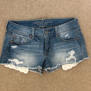 American eagle jean shorts